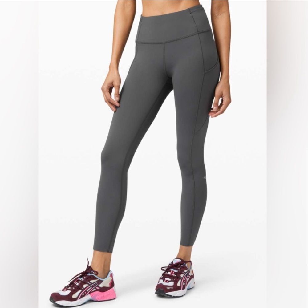 Lululemon Fast Free Tight Legging Graphite Gray 6
